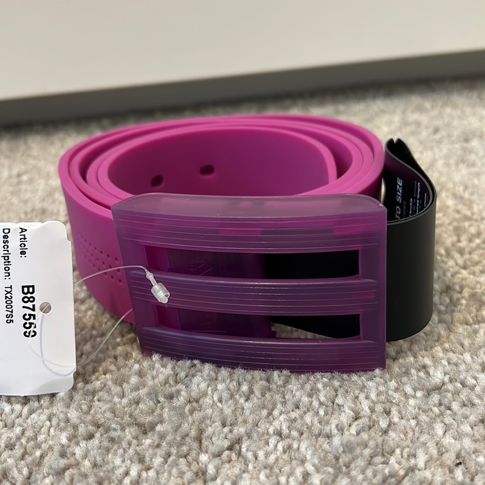 Adidas Silicone Belt - Unisex. New with tags.